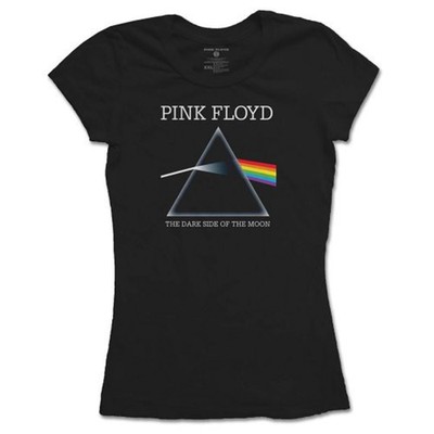Ladies Pink Floyd Dark Side of the Moon Rock Official T-Shirt Damen