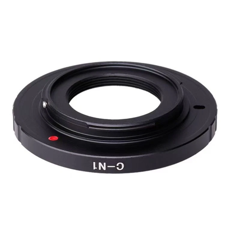 For Nikon V1 V2 V3 J1 J2 J3 J4 J5 C-N1 Adapter Ring Black C mount Lens - Image 2 of 4