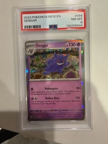PSA 8  Gengar 094/165 Sv: Scarlet & Violet 151 Holo