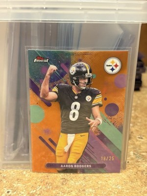 2025 Arron Rodgers Topps Finest /25