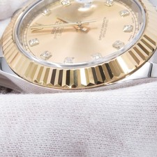ROLEX Datejust II 41mm Steel 18K Yellow Gold Champagne Dial 116333G 4