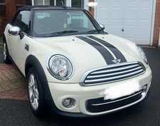 2011 Mini Cooper D Convertible 1.6L Manual Diesel White 107k Miles