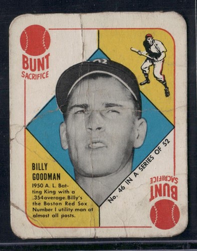 Billy Goodman #46 1951 Topps Red Back card
