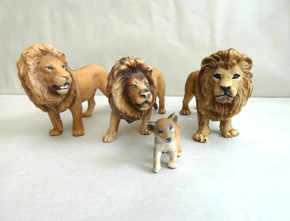 lot animaux lions et lionceau Schleich Bully - Photo 1/3