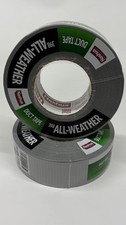 Lot Of 2, Nashua Tape, 1.89 in. x 60 yd. 398 All-Weather Duct Tape in Silver