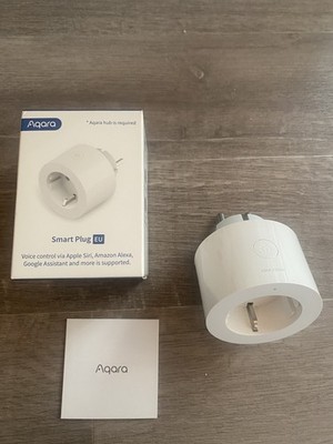 Aqara Zigbee Steckdose, Erfordert Aqara Hub, Smarte Steckdose mit Strommessung,