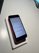 Apple iPhone SE (2nd Generation) Red, 64GB, Unlocked, Cracked Back Still Working