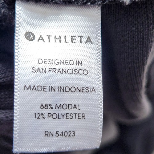 ATHLETA Serenity Romper Womens Medium Black Drawstring Sleeveless Scoop Neck - Picture 10 of 12