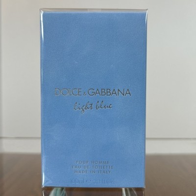 Dolce & Gabbana Light Blue Pour Homme Eau De Toilette 100ml 3.3 oz NIB - Sealed