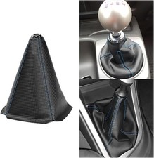 Shift Boot Cover, PU Leather Manual Automatic Vehicle Shifter Lever Knob Dust Pr