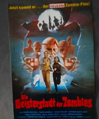 Die Geisterstadt der Zombies Werberatschlag Lucio Fulci