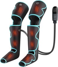 Leg Massager with Heat Air Compression Foot Calf Thigh Circulation Pain Relief