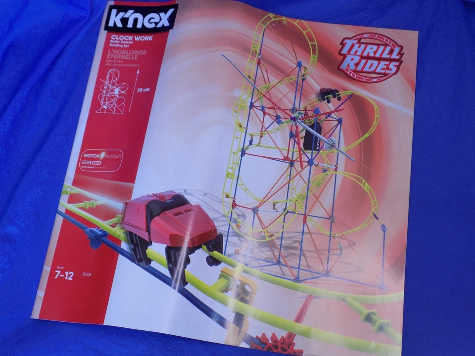 K'NEX CLOCK WORK ROLLER COASTER BUILDING SET 305pc #15406 - Image 3 of 4