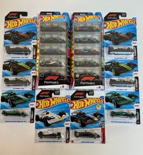 Hot Wheels Formula 2 F1 5-Pack X23 2024 2025 8 Car Lot - New in Box