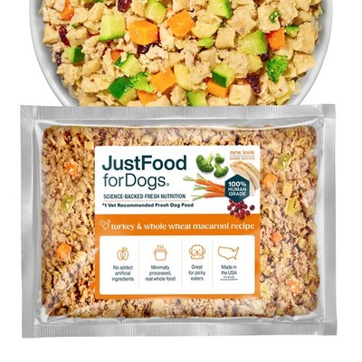 Frozen Fresh Dog Food Toppers and Meals, Human , Balanced Fresh Pet Meal or T...
