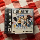Final Fantasy IX (Sony PlayStation 1 PS1, 2000) Black Label CIB