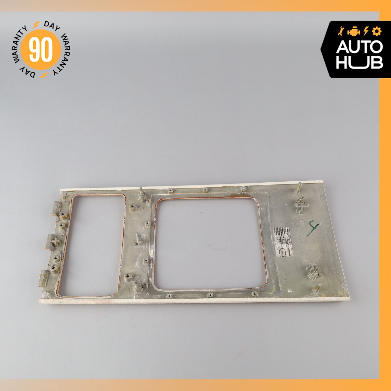 03-17 Bentley Continental GT Coupe Rear Center Console Trim Bezel Wood OEM 56k