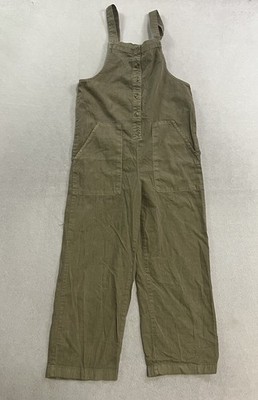Billabong Jumpsuit Girls Size Medium Green Viscose Sunshine Love Relaxed Fit