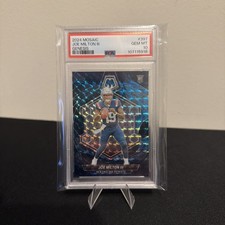 2024 Panini Mosaic Rookies Joe Milton III #397 Genesis Mosaic Prizm (RC) PSA 10