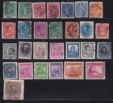 CHILE. 1867-1936. Colombus and more. 28 stamps.