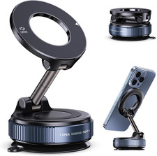 Vacuum Magnetic Suction Phone Holder, Foldable and Retractable Hands-Free Suctio
