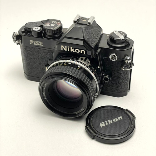 Nikon FM2N Black  35mm SLR  50mm F/1.8 NIKKOR Pro Refurbished + 1 YEAR Warranty