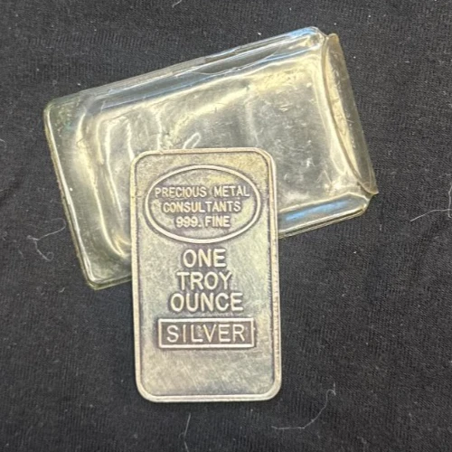 1 Troy Oz .999 Fine Silver Bullion Bar 1oz Investment Grade
