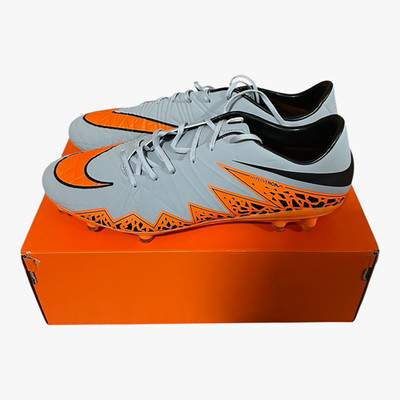Nike Hypervenom Phatal II FG Wolf Grey/Orange/Black Soccer Cleats 749893-080