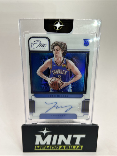 Josh Giddy Panini One rookie auto /49 - Foto 1 di 3