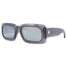 Spy NINETY SIX Happy Gray Green Silver Spectra Mirror Rectangular Unisex
