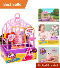 My Really Real Talking Bird Toy and Cage Rosie Interactive Voice Toy