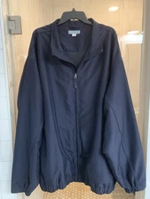 Cutter and Buck Men's Black Jacket, Size=4XT, Armpit to Armpit=33', Length=36"