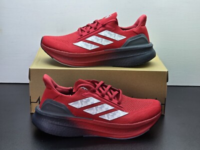 Adidas Ultraboost 5X Men's Size 10 Running Shoes Red Black Athletic Sneakers