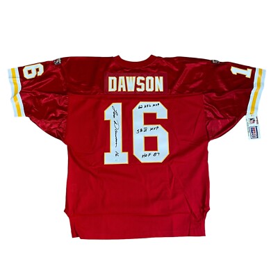 Len Dawson 16 Signed Kansas City Chiefs Authentic Wilson Game Model Jersey  JSA