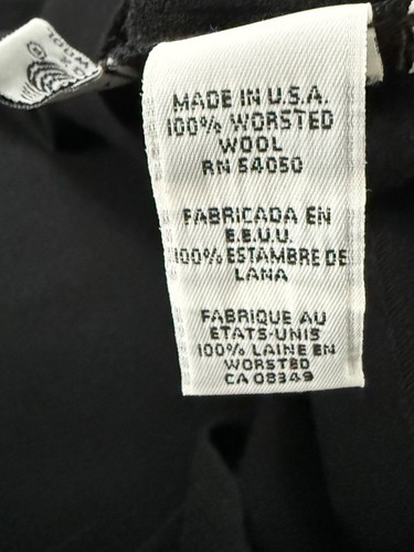 Abrigo Jones New York Vintage 100% Lana Negro - Imagen 3 de 11