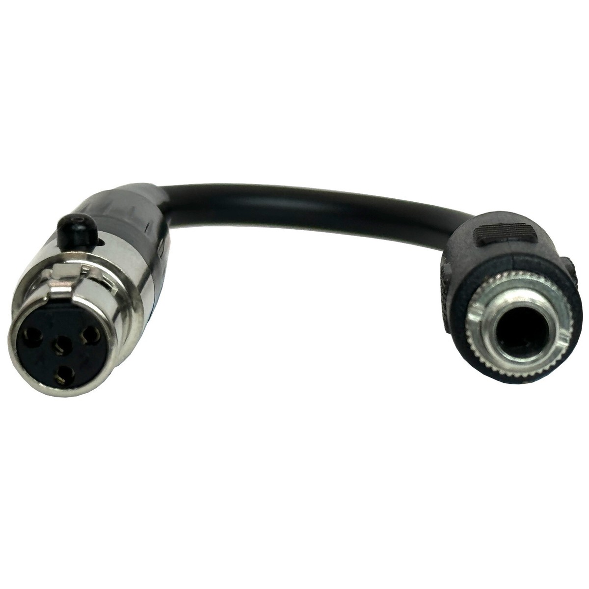 3.5mm Jack Plug Microphone Adapter for Shure TA4F 4 Pin Mini XLR