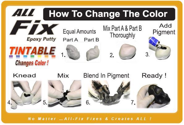 1.5 LB ALL-FIX Color Changing EPOXY PUTTY Sculpting Modeling & Repair Compound | eBay