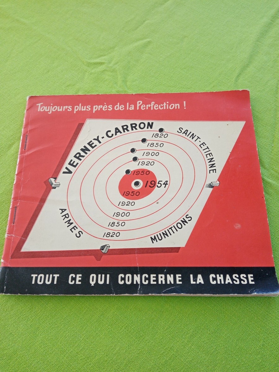 Catalogue Manufacture Verney-Carron 1820-1954 – Chasse – Saint-Etienne