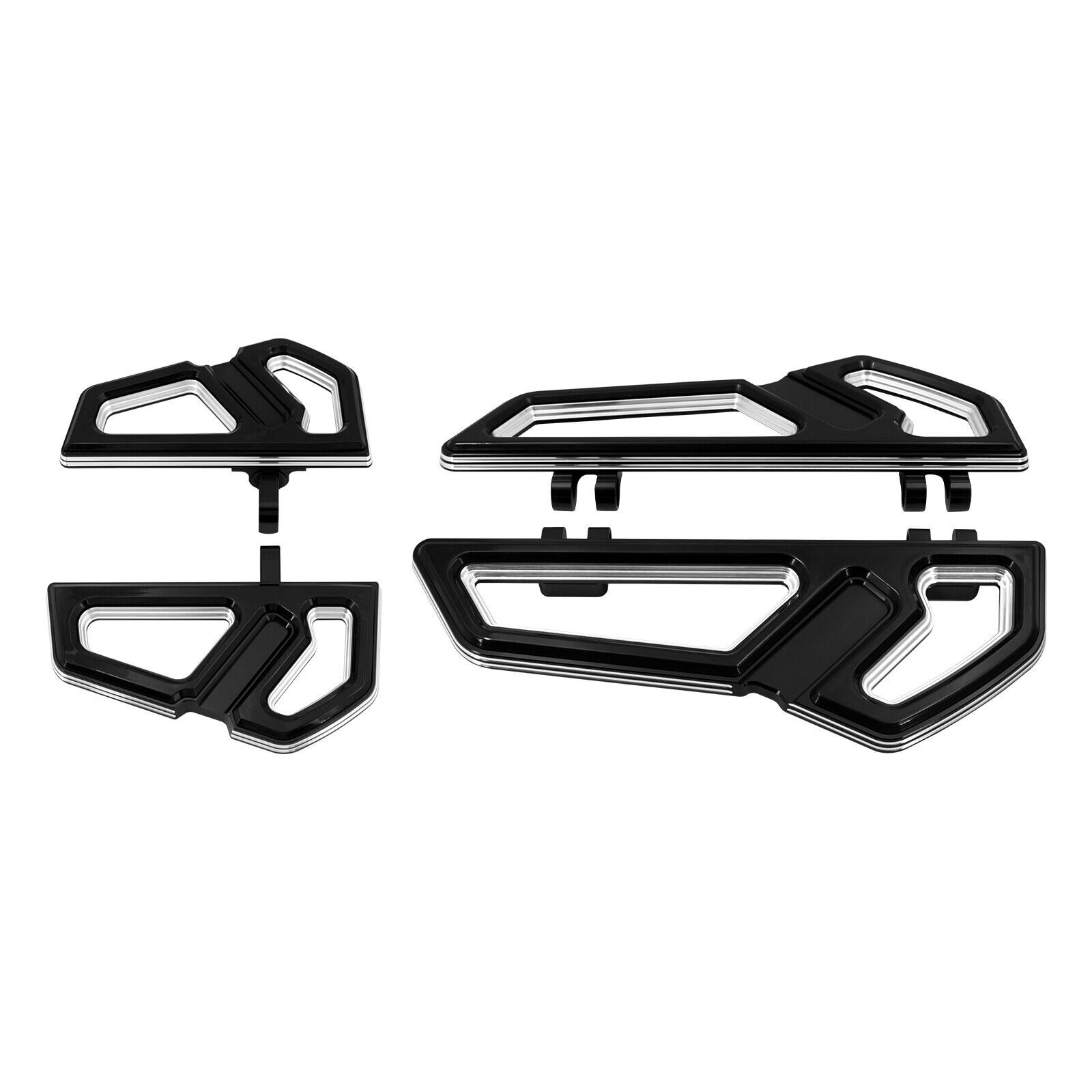 Empire Driver Passenger Floorboards Front Rear Footboard Peg Kit Fit