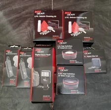 Ritz Gear Digital SLR Camera Accessories Slave Flash Filters AF Lens Shutter Lot