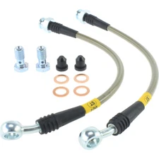 StopTech 950.66507 Rear Braided Stainless Brake Line Kit for 2003-2009 Hummer H2
