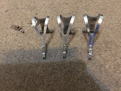 3 Odd Vintage Lambert Toe Clips That Need Good Clean Up  Or Restore Them