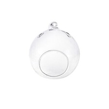 Mega Vases - 4" Orb Terrarium Glass Vase - 1 Piece, Clear