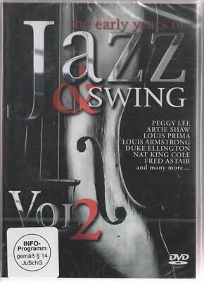 The Early Years Of Jazz & Swing Vol.2 DVD NEU Peggy Lee Louis Armstrong Nat King