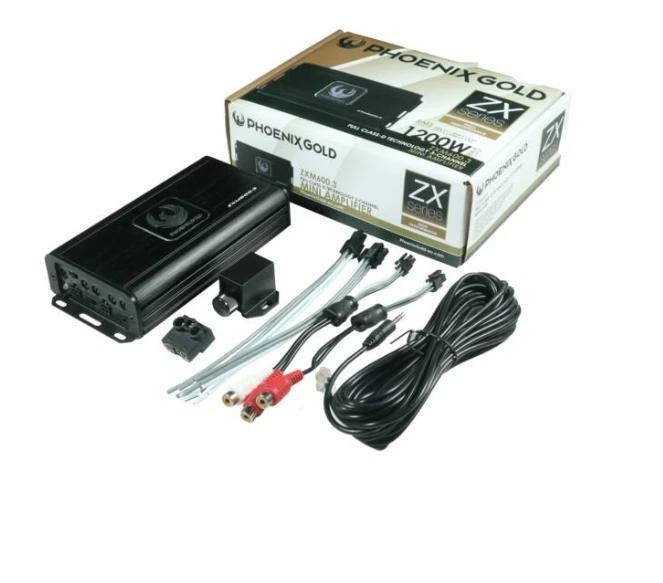Phoenix Gold ZXM600.3 3 Canal Mini Compacto Coche Audio Sq Fa Amplificador 1200W - Imagen 3 de 4