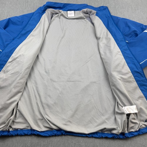 Adidas UCLA Bruins Jacket Mens 2XL XXL Blue Full Zip Windbreaker Pockets Coat - Picture 8 of 16