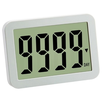 Digital 9999-Days Countdown Timer for Retirement Vacation Exam Wedding Study
