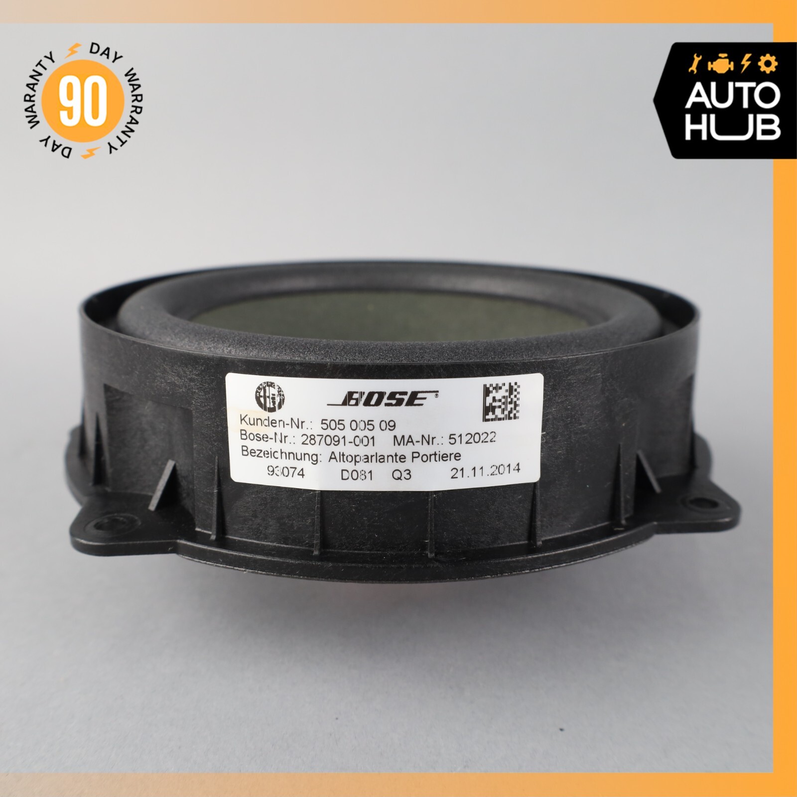 08-19 Maserati GranTurismo M145 Door Sound Speaker 50500509 OEM 17k