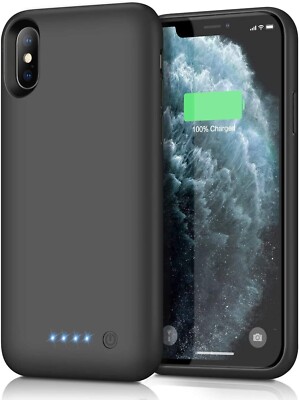 7800mAh Powerbank Hülle Zusatzakku Ladehülle Battery Case Handyhülle