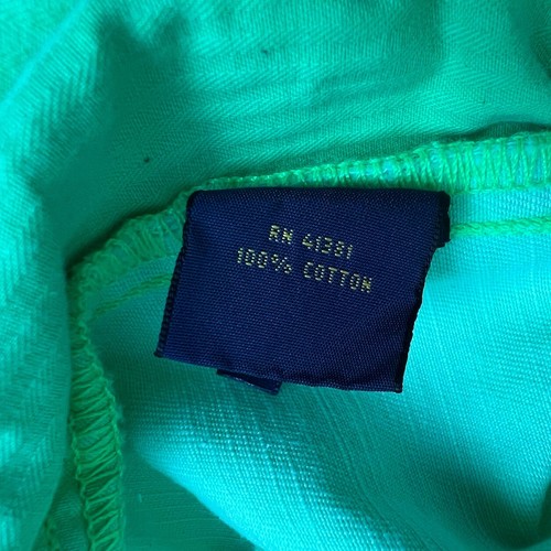 Polo Ralph Lauren Womens Neon Green Cotton High Rise 2.5" Shorts 10 - Picture 9 of 9